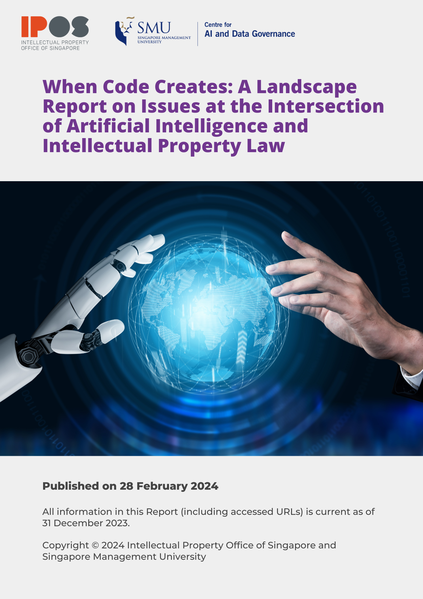 When Code Creates: A Landscape Report on Issues at the Intersection of Artificial Intelligence and Intellectual Property Law